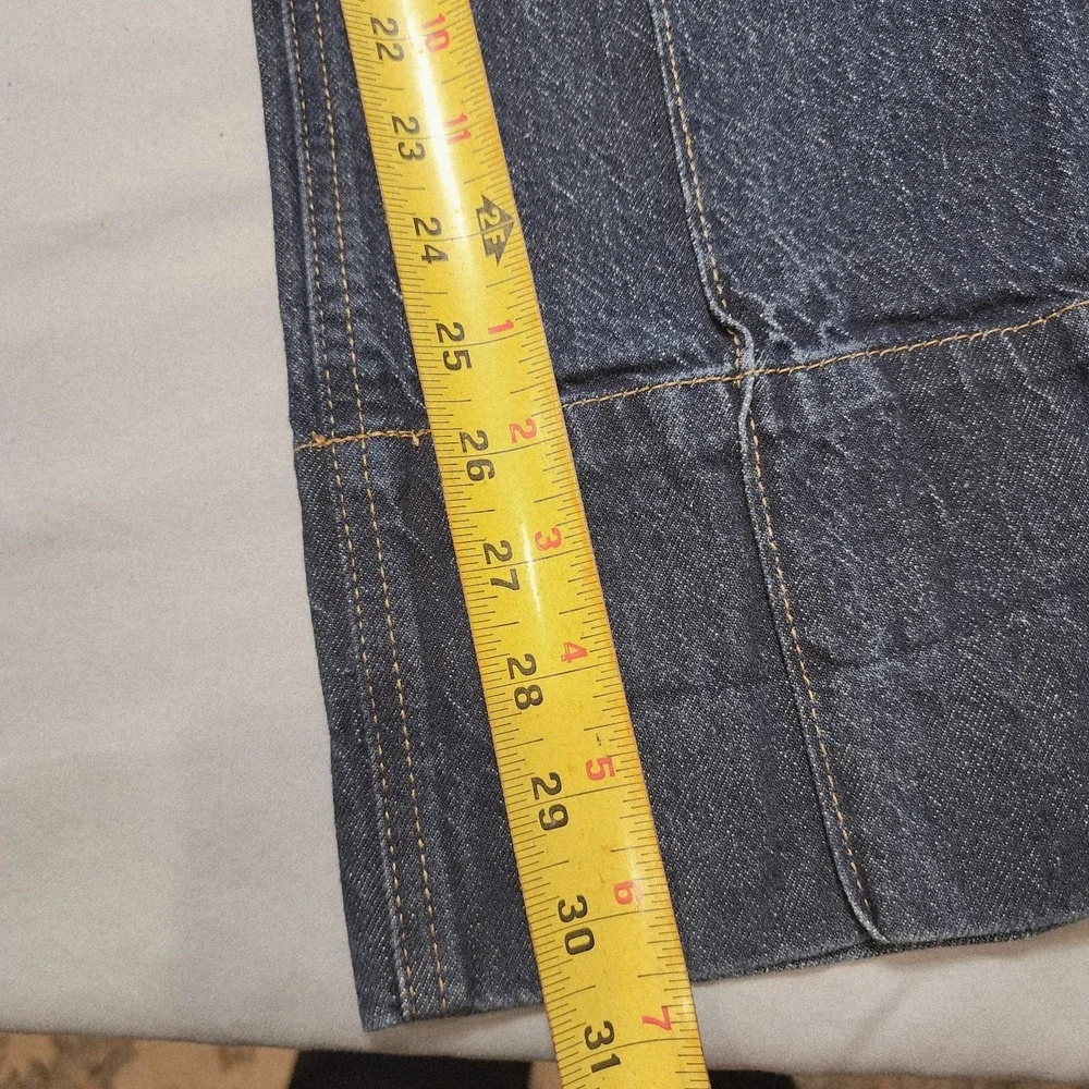 Habitual Womens 2/26 Wide Leg Jeans Seamed Medium Blue High Rise Denim Pants‎